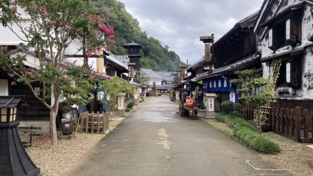 日光江戸村の街並み